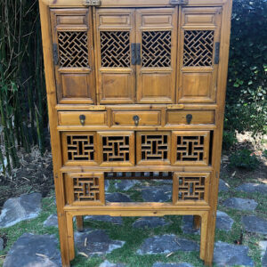 Oriental tall cabinet